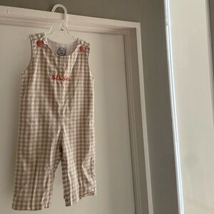 Custom embroidered “Olson” bodysuit 18 months